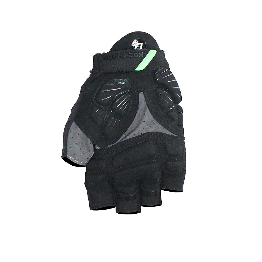 Guantes ROCKBROS Dedo corto con malla de gel | Color Negro y Gris - Raudor ¡Rompe tu propio récord!